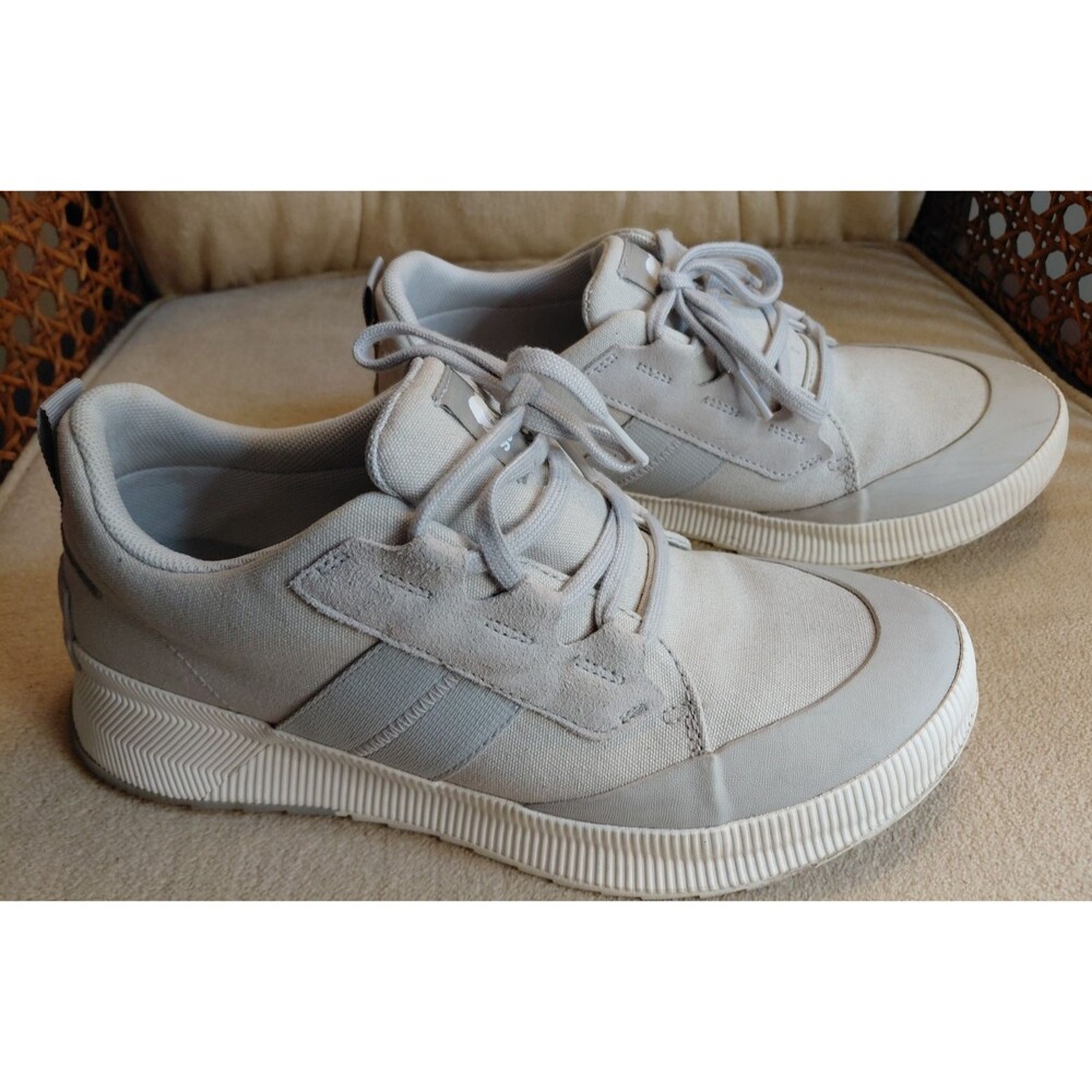 SOREL Out N About III Womens 10.5 Waterproof Sneakers Gray White 2039971